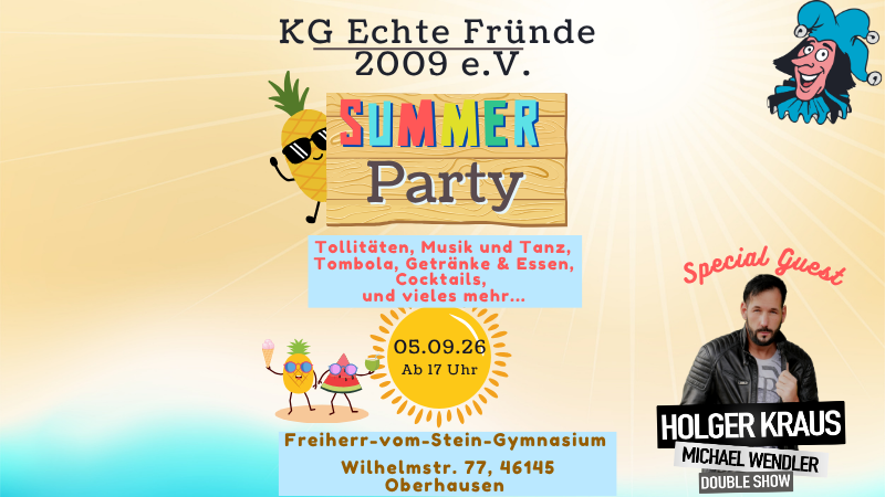 Sommerfest am 05.09.2026